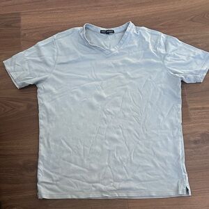 Robert Barakett Light Gray V-Neck Tee